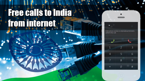 Free calls to India  from internet with iEvaPhone